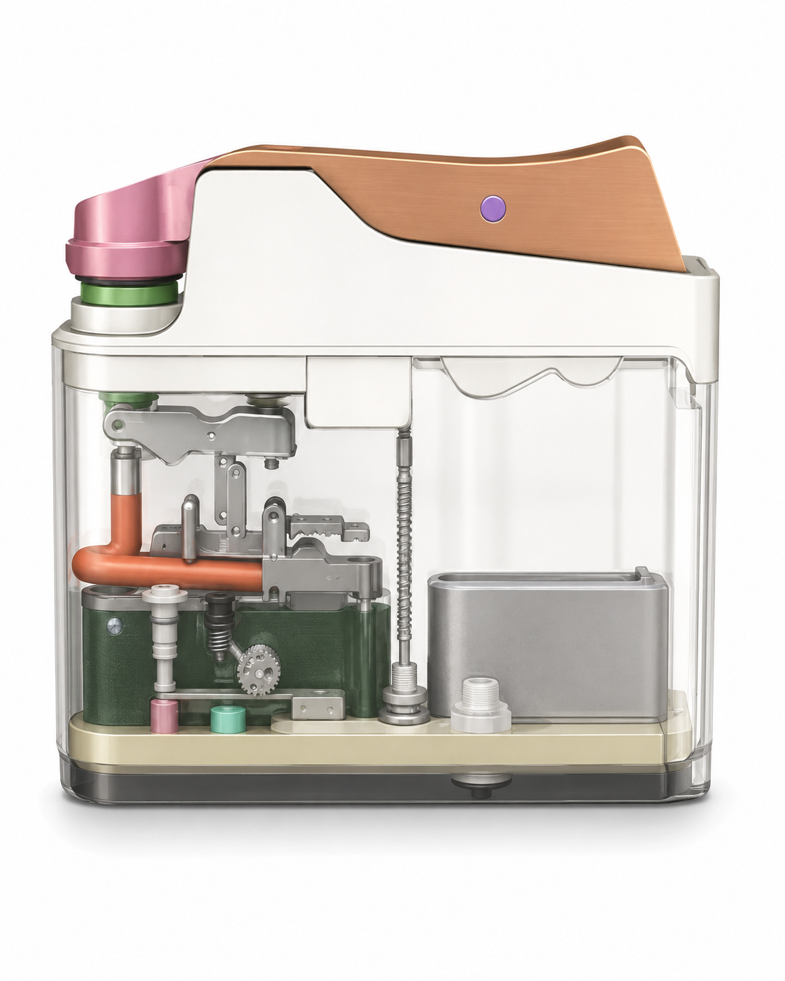 Cutaway technical view of the Thorens Centurion lighter