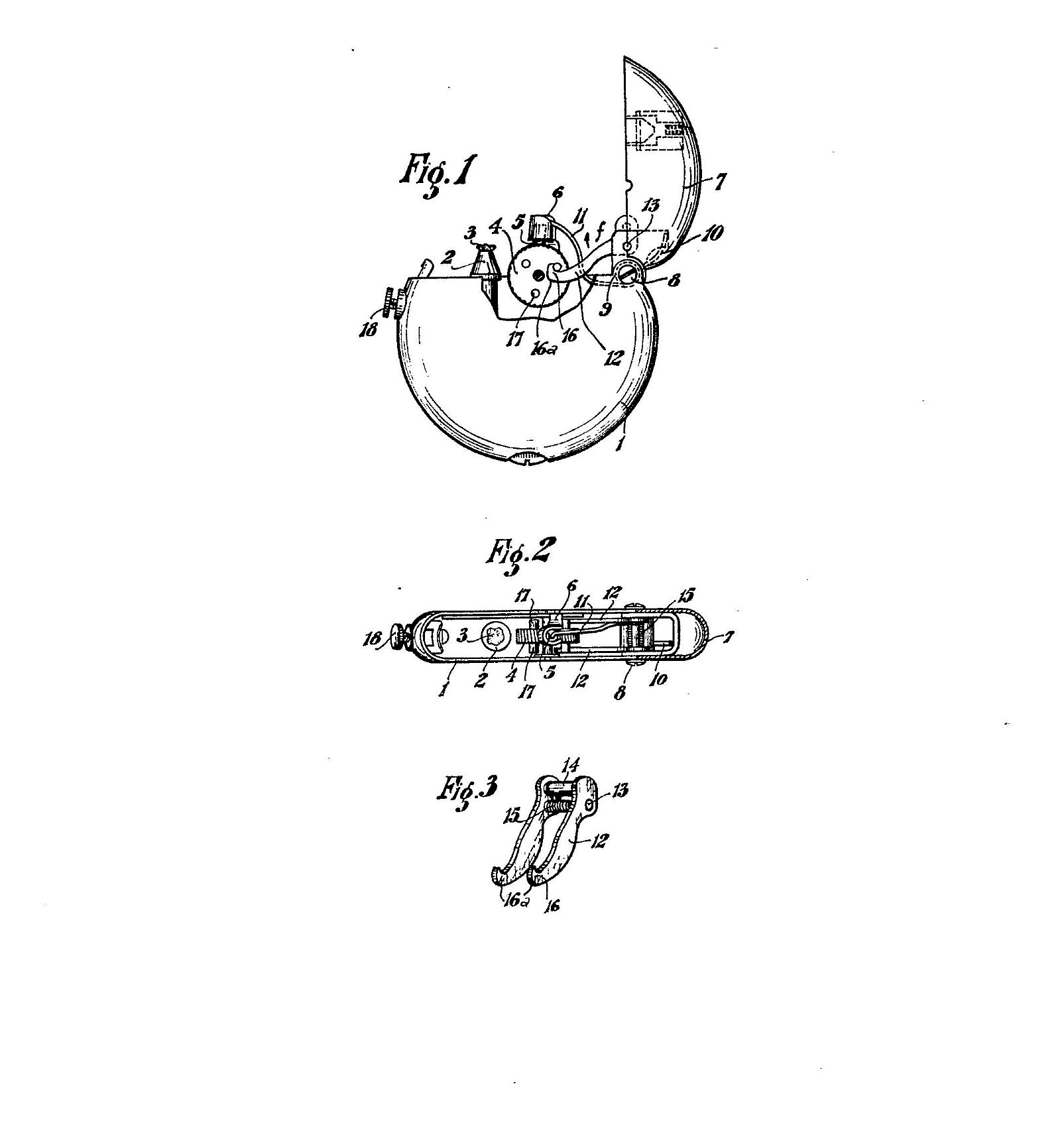 Historic Thorens mechanical patent drawing